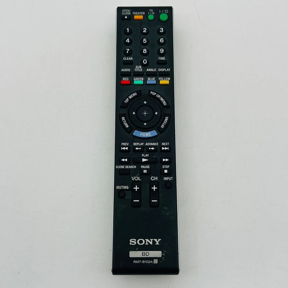 Sony RMT-B102A Blu-ray Disc Player Remote Control Black OEM Replacement